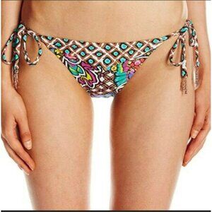 Trina Turk Bikini Bottom Size 12 Madagascar Paisley Swimsuit Colorful Womens NWT